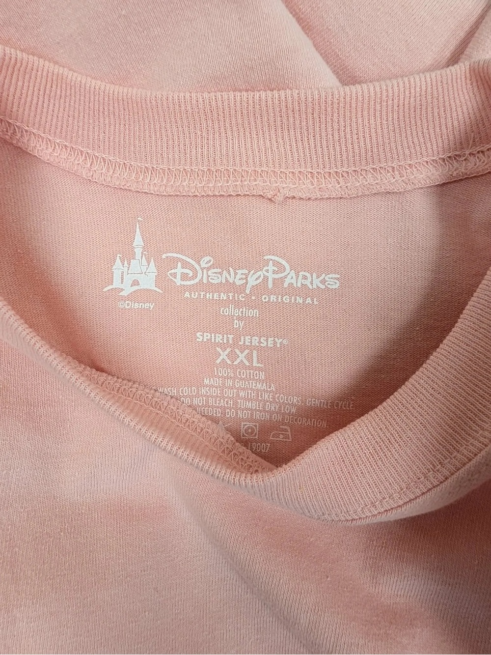 Disney Parks Light Pink Minnie Mouse Garden Party Spirit Jersey - New - Size XXL - Picture 7 of 7